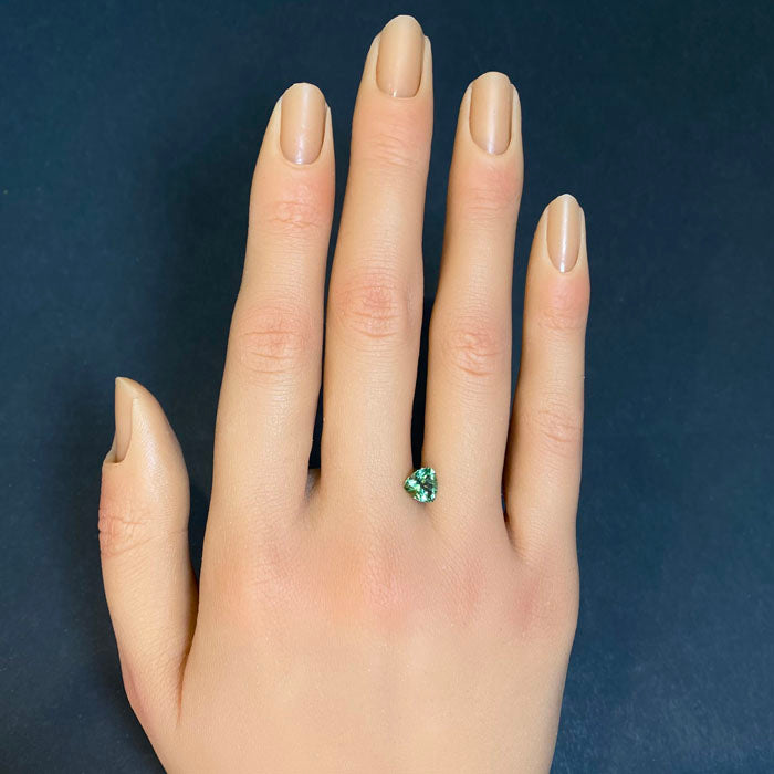 trilliant tourmaline green