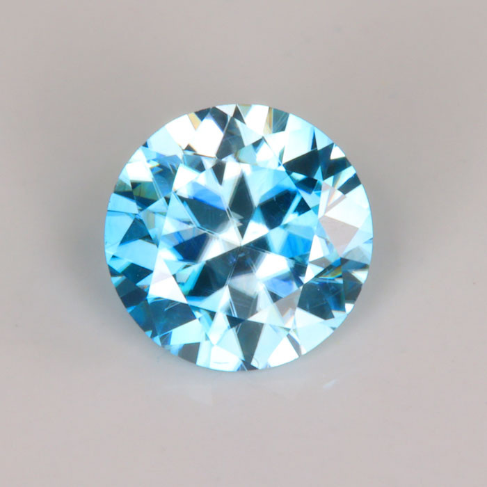 Malawi Blue Zircon Color Zoned Blue Clear