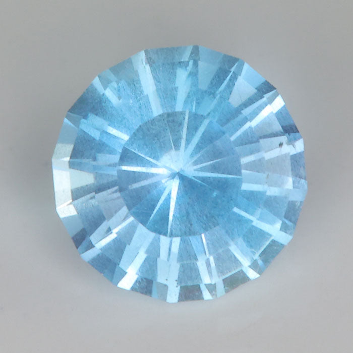 mixed round brilliant aquamarine gemstone