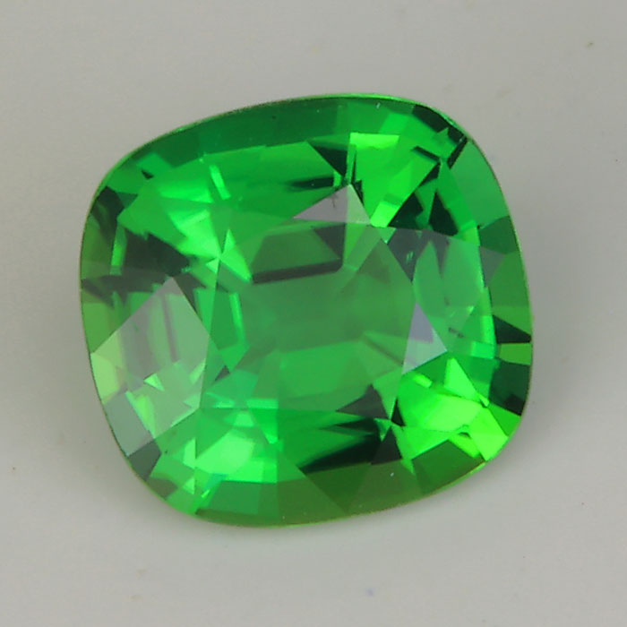 green color antique cushion tourmaline