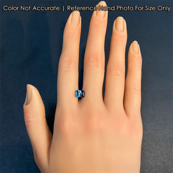 blue green spinel gemstone