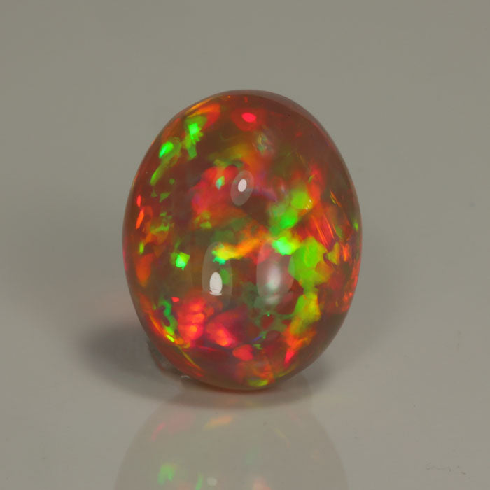 ethiopian black opal oval cut
