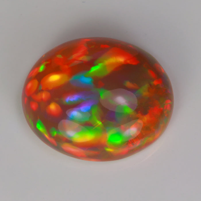 semi black opal gem from ethiopia
