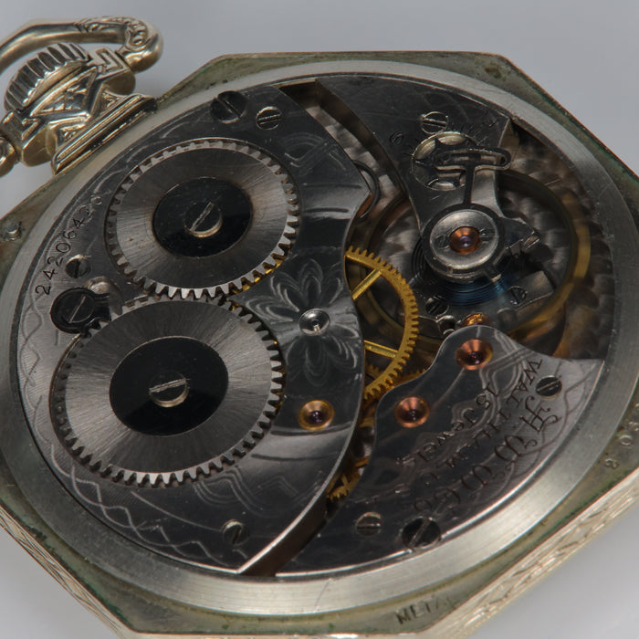 pocket watch white gold