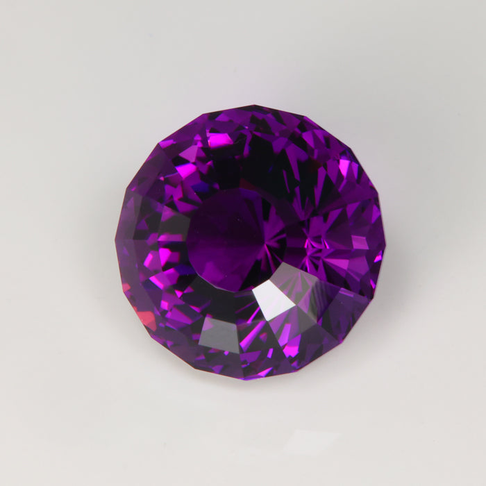 purple round portuguese amethyst gemstone