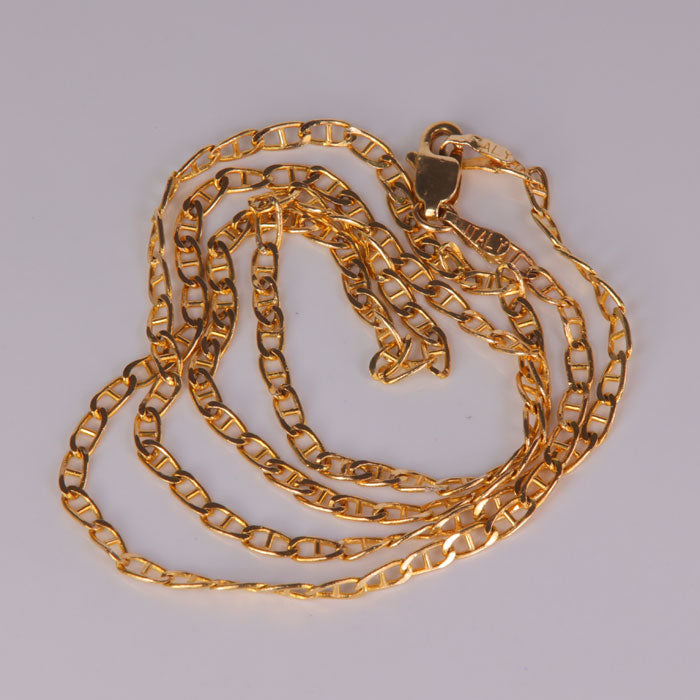 Yellow Gold Anchor Style Estate Chain