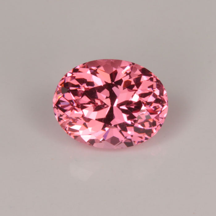 pink mahenge garnet oval cut gemstone