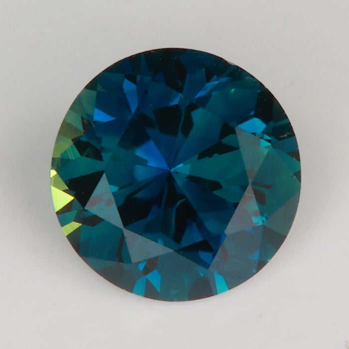 teal greenish blue sapphire gemstone