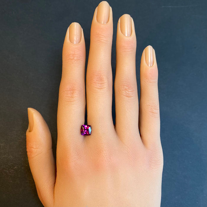 pink purple garnet gemstone