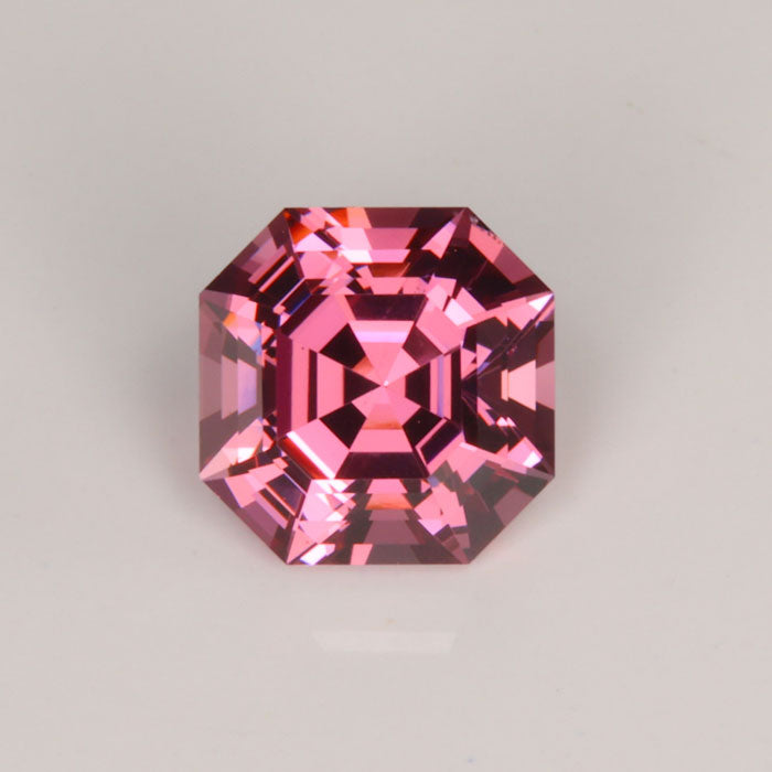 Pinkish Square Garnet Gemstone