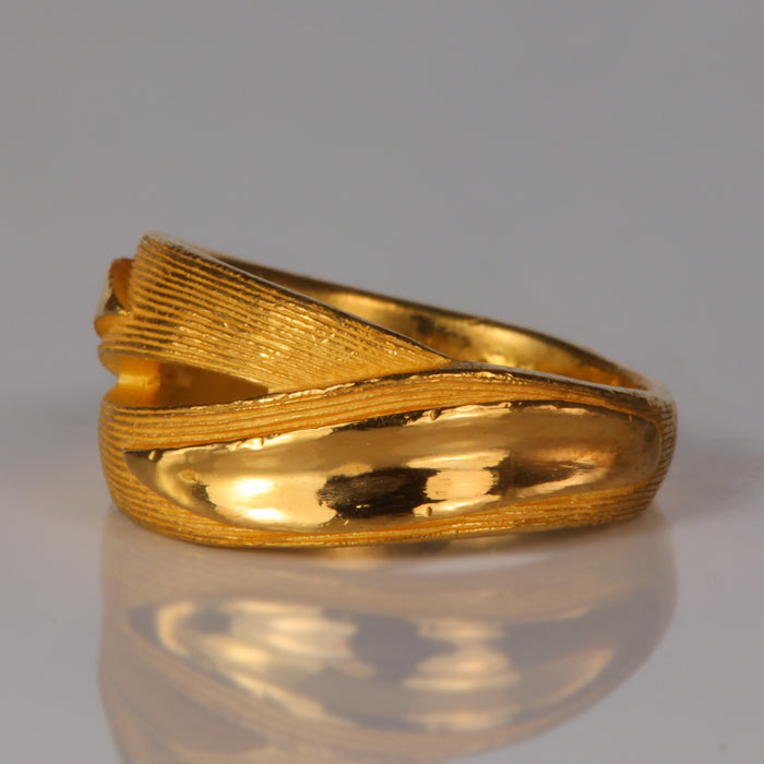 24k gold estate ring
