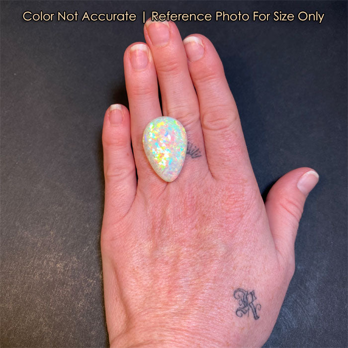 rare pear shape opal size reference