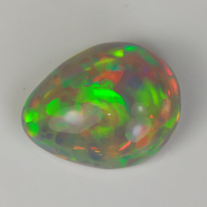 opal gemstone pear cabochon cut