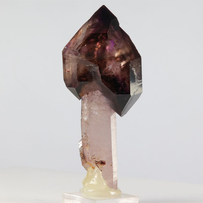 purple color amethyst crystal