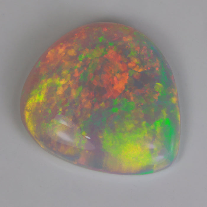 pear shape ethiopian rainbow opal gemstone
