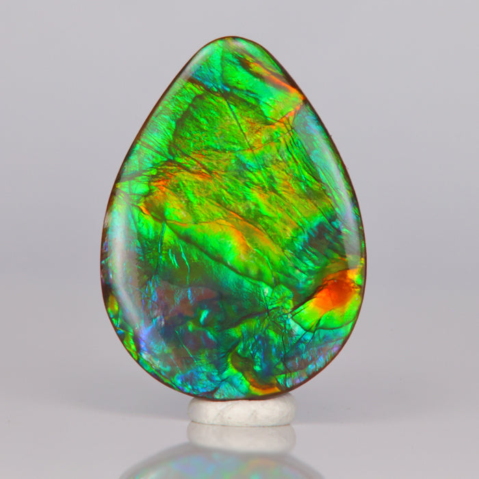 ammolite gem green blue red orange