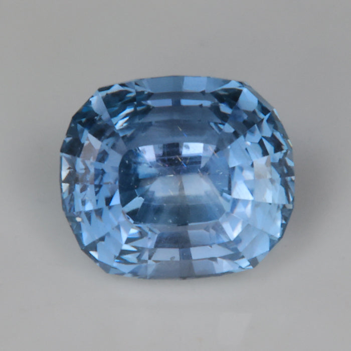 montana sapphire gemstone antique cushion cut
