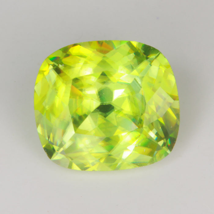 sphene gemstone high dispersion green color