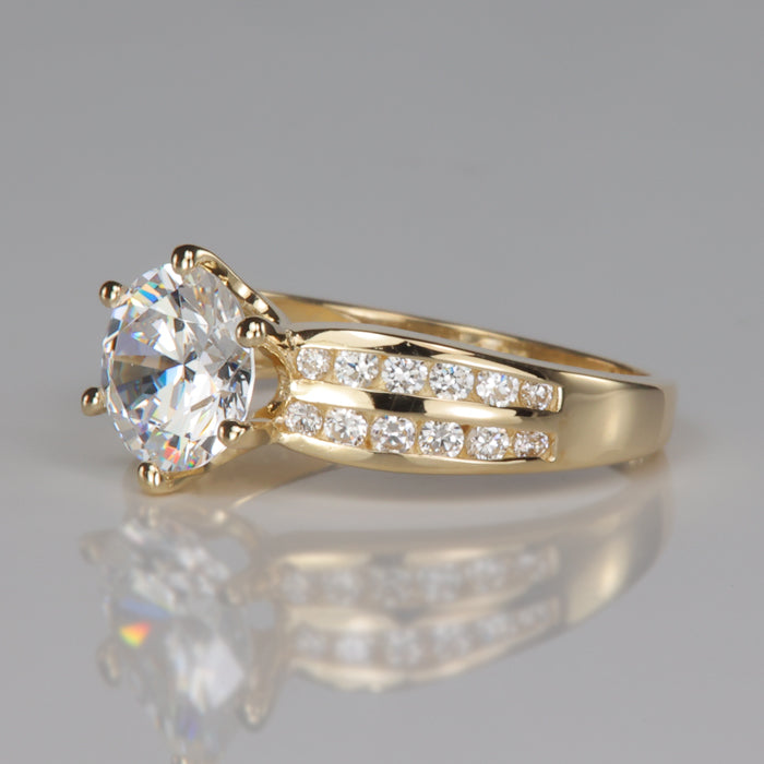 estate ring with cz