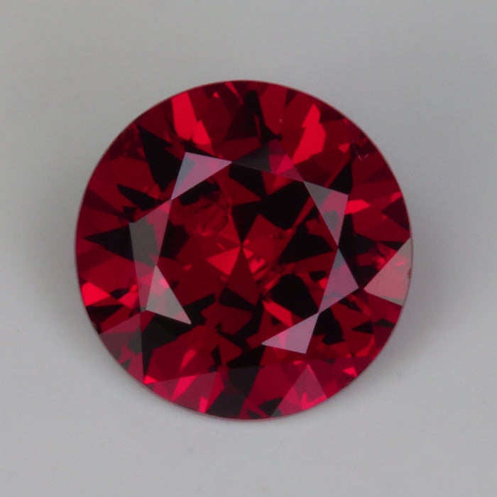 intense red garnet gemstone chrome pyrope
