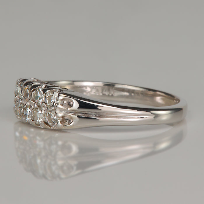 white gold diamond ring