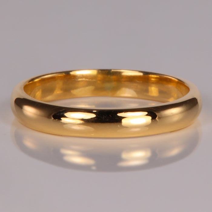 yellow gold band estate ring