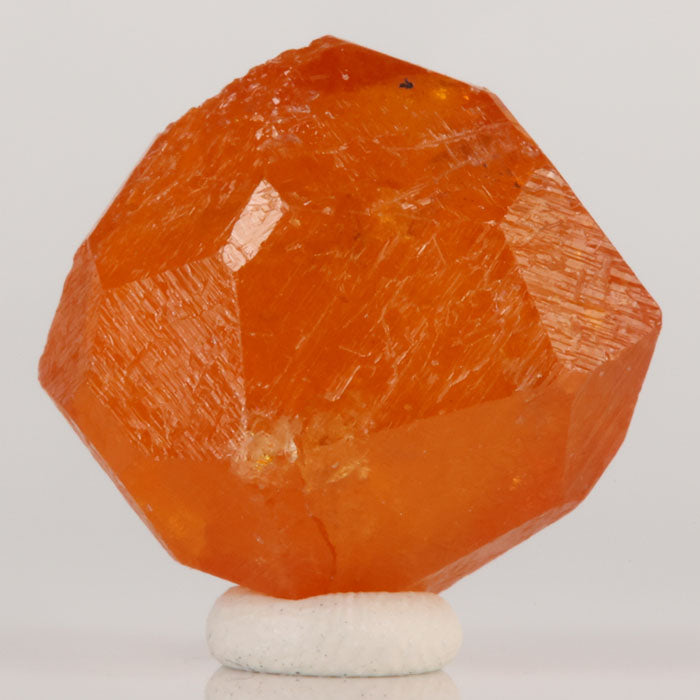 deep orange raw garnet crystal