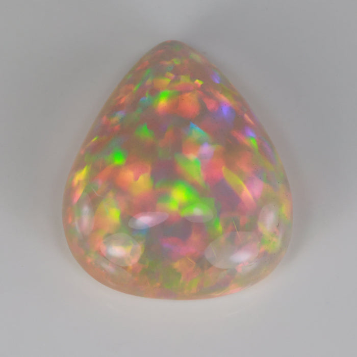 opal gemstone pear cabochon cut