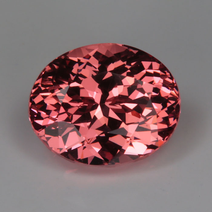 oval cut garnet gemstone