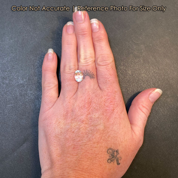 oval rainbow moonstone from Madagascar
