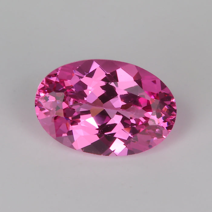 oval cut pink color spinel gemstone from Russia
