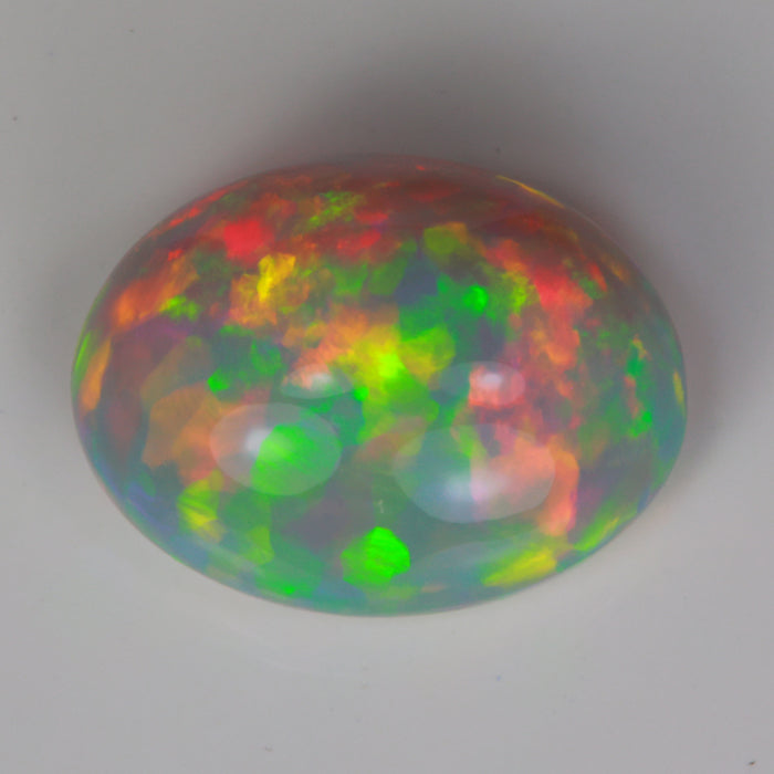oval cabochon cut ethiopian opal