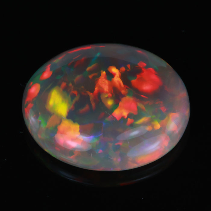 oval cabochon opal gemstone