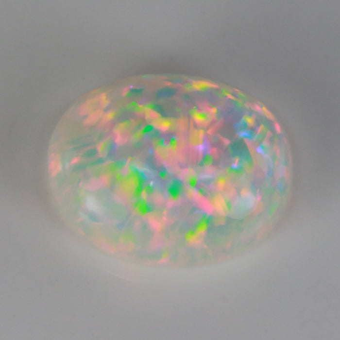 rainbow opal gem oval cut from ethiopia