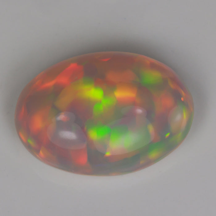 opal gemstone oval cabochon cut