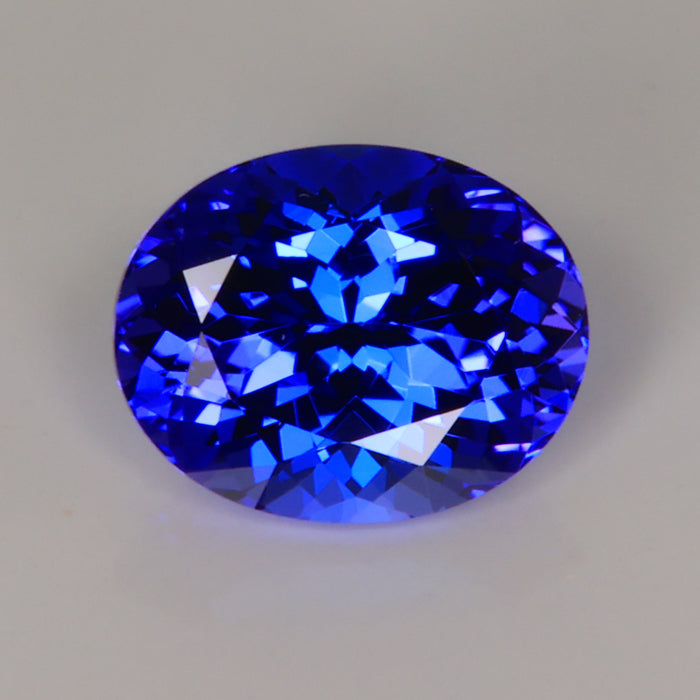 oval tanzanite violet blue exceptional