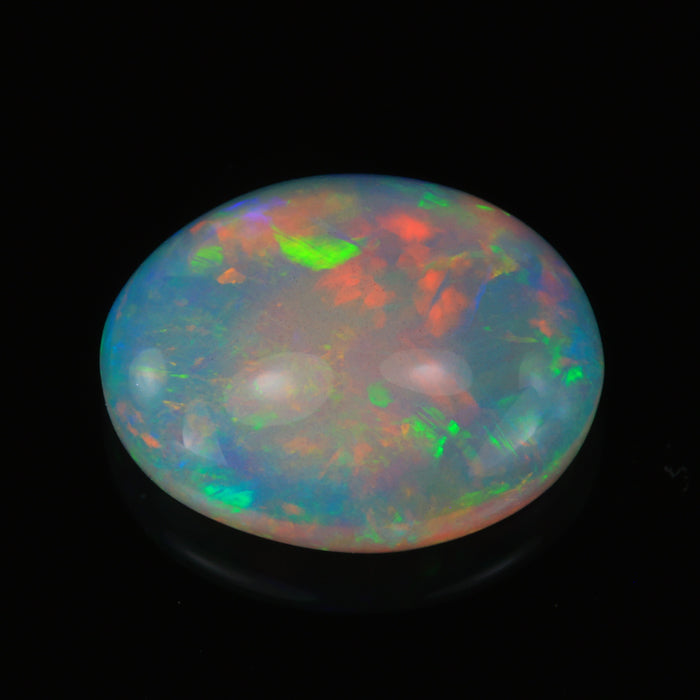 rainbow opal gem oval cut