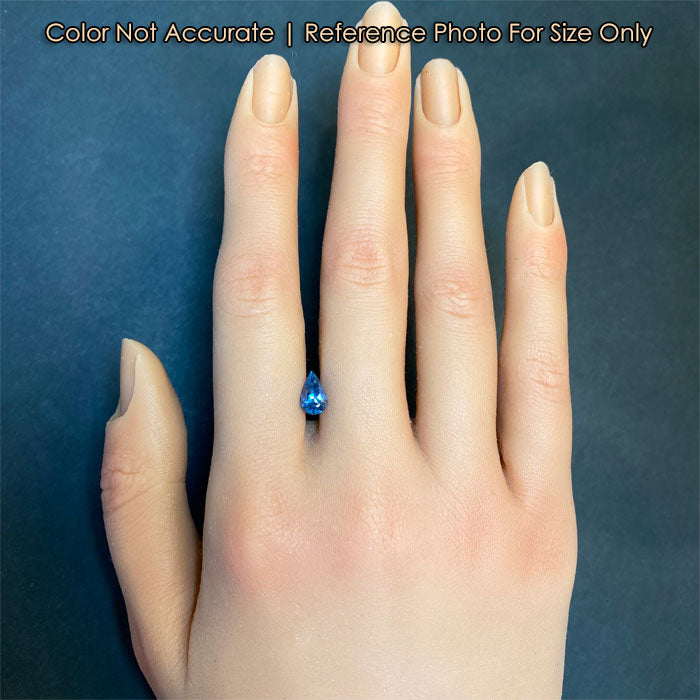 santa maria aquamarine gem on hand