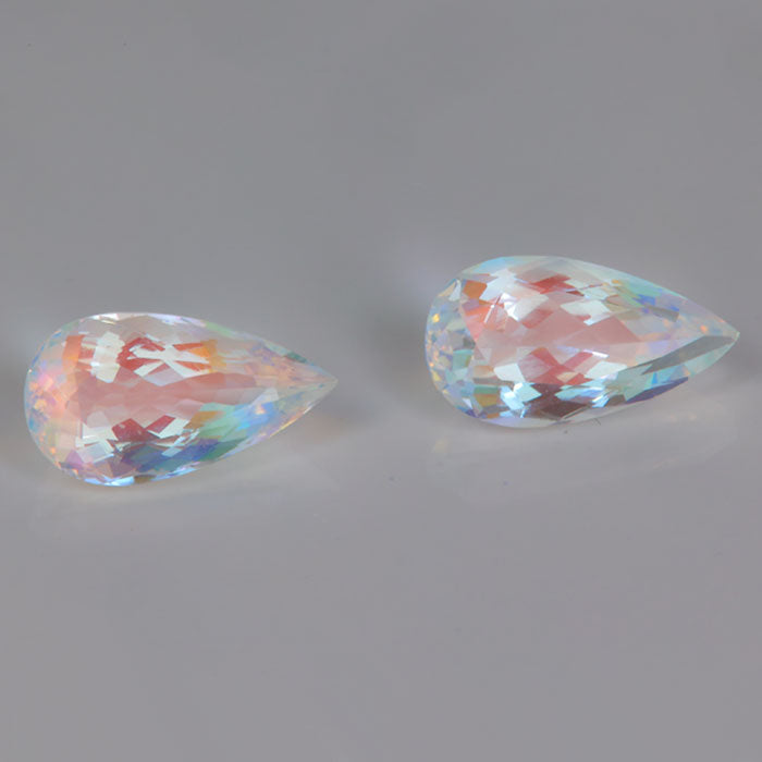 pear shape brilliant moonstone rainbow gems
