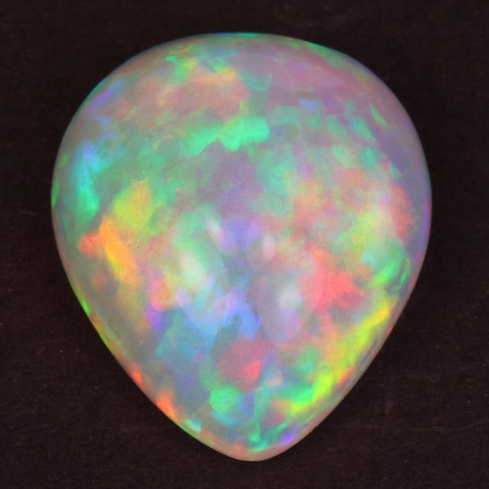 opal gemstone pear shape cabochon