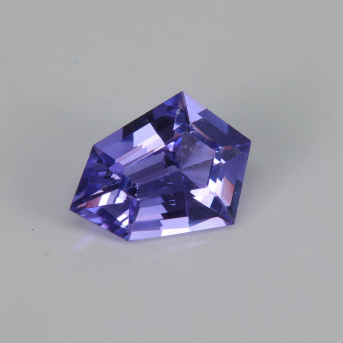 Kite cut purple sapphire gemstone