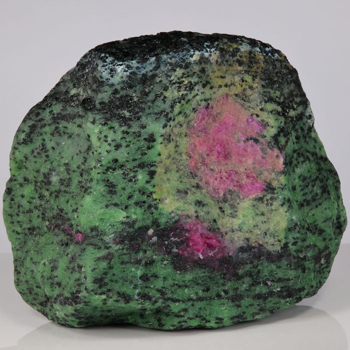 zoisite mineral with ruby natural