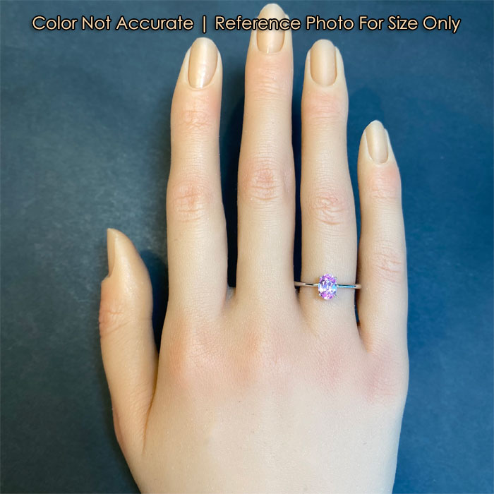 white gold pink sapphire ring size