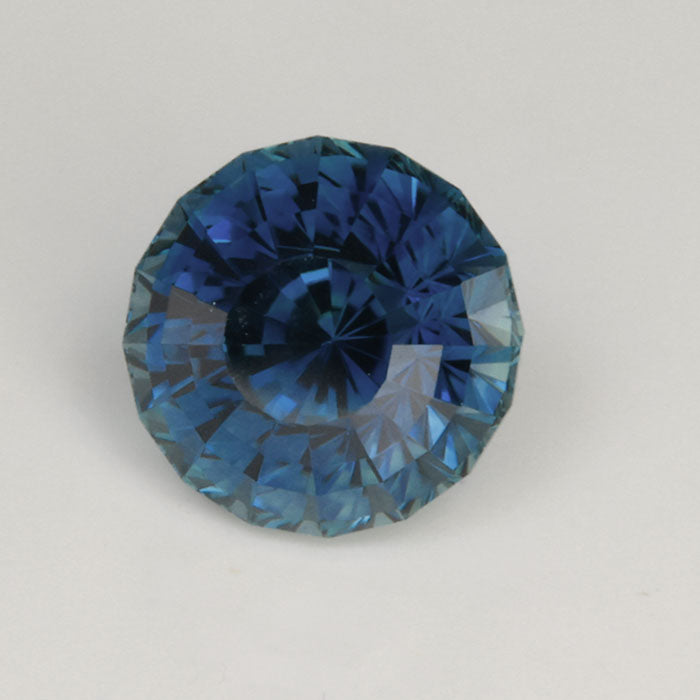 Round Step Cut Montana Sapphire 2.00 Carats