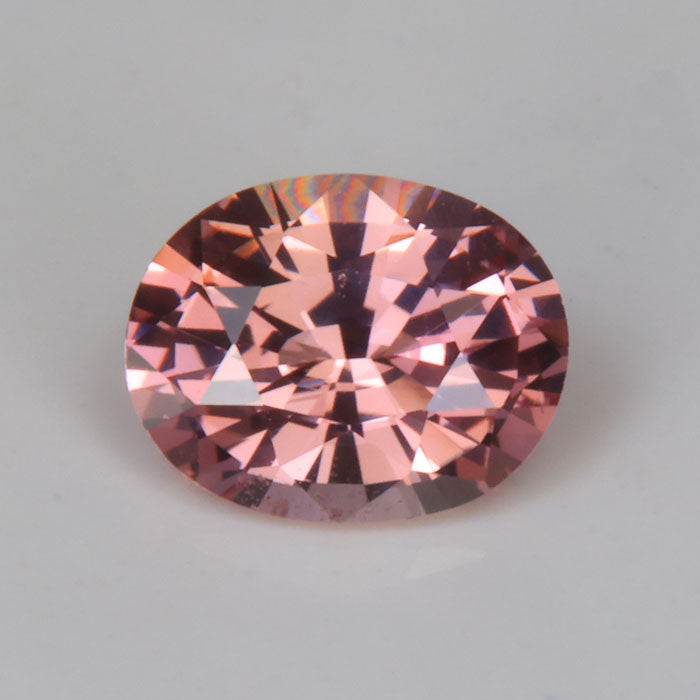 pink oval cut sapphire gemstone
