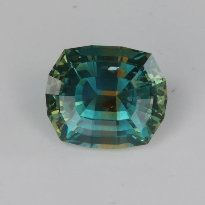 blue green montana sapphire gemstone