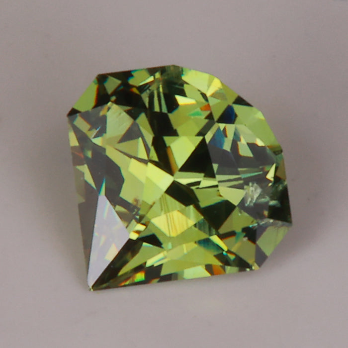 green color demantoid garnet gemstone