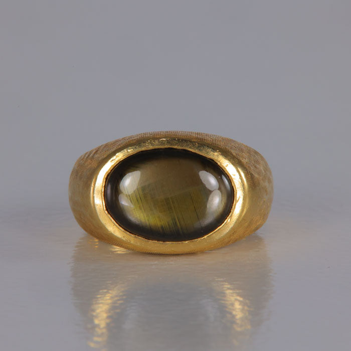 oval star sapphire ring