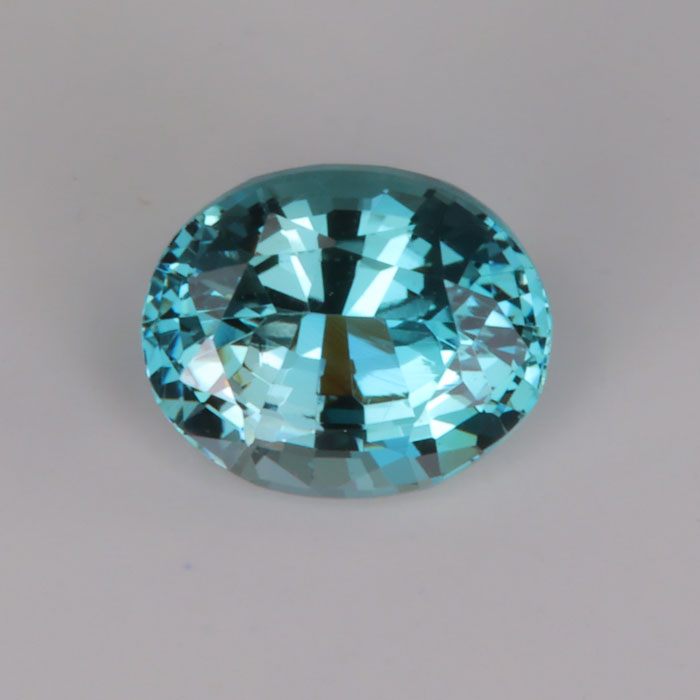 Oval Fancy Tanzanite Gemstone Greenish Blue 