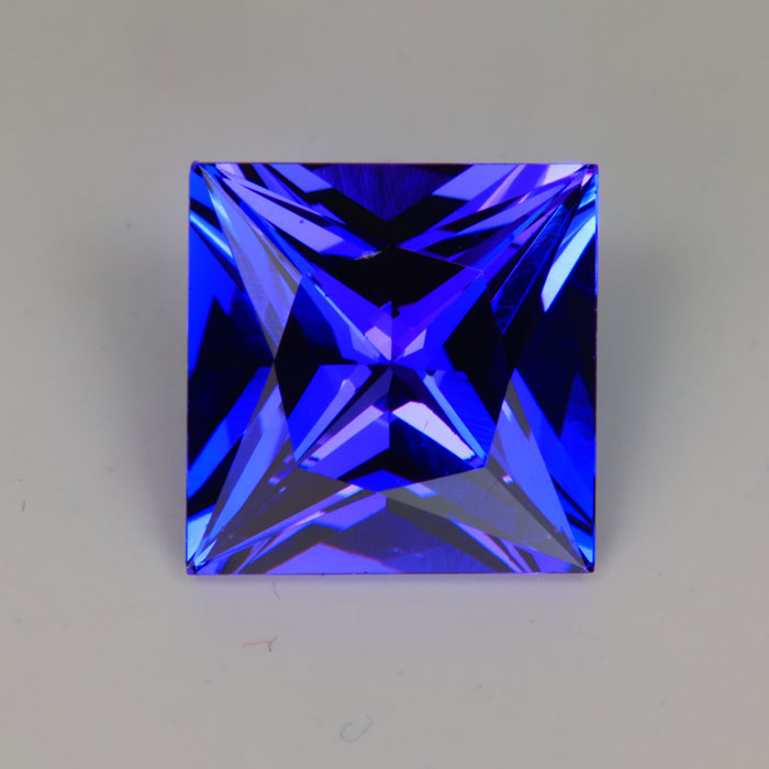 Princess cut Tanzanite Loose Gemstone